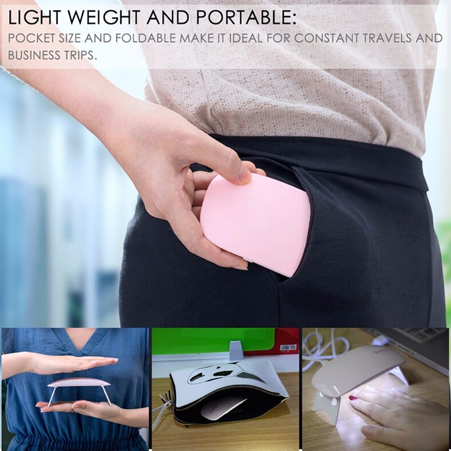 LED nail polish drying machine. LED nail polish drying machine.